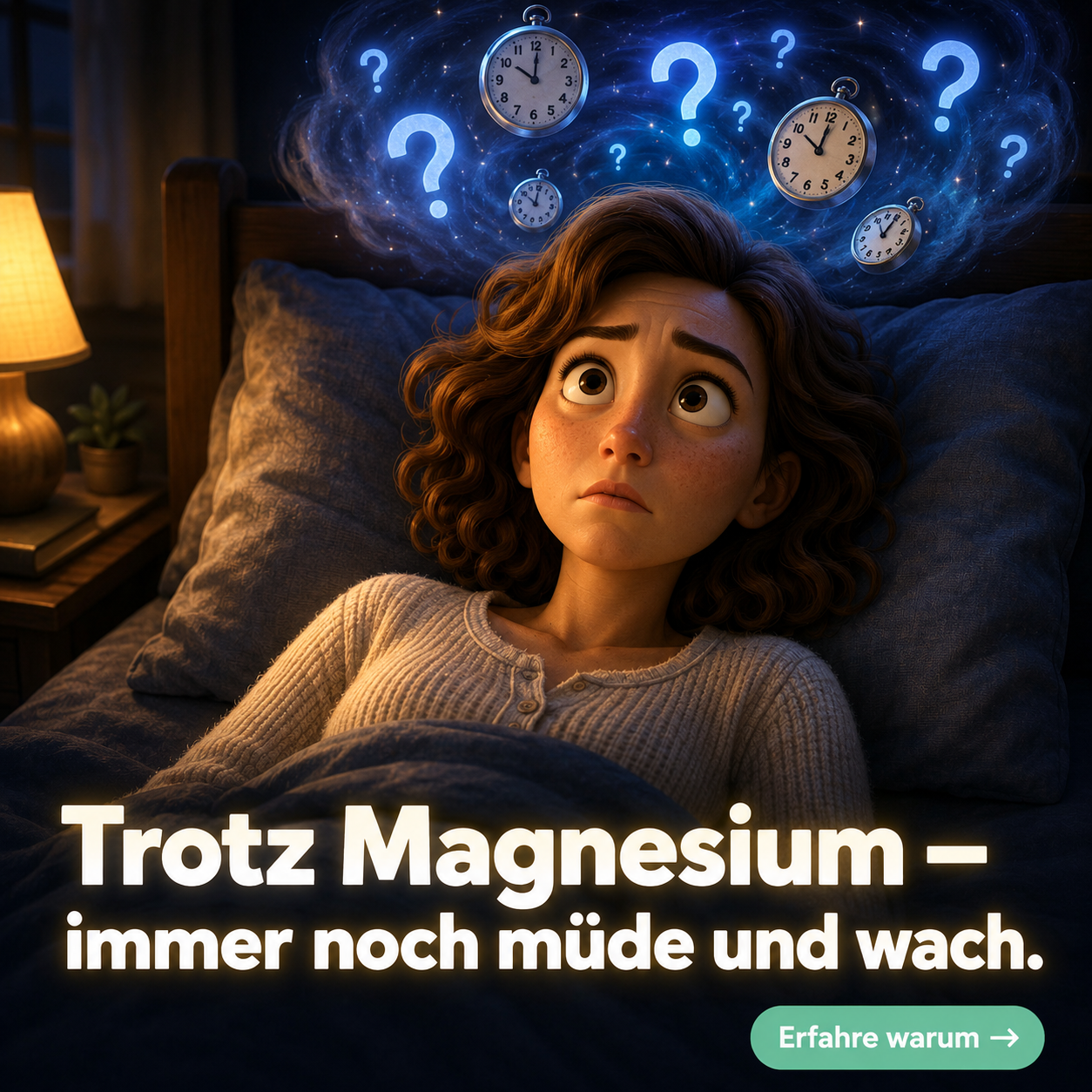 Abends nicht abschalten können trotz Magnesium