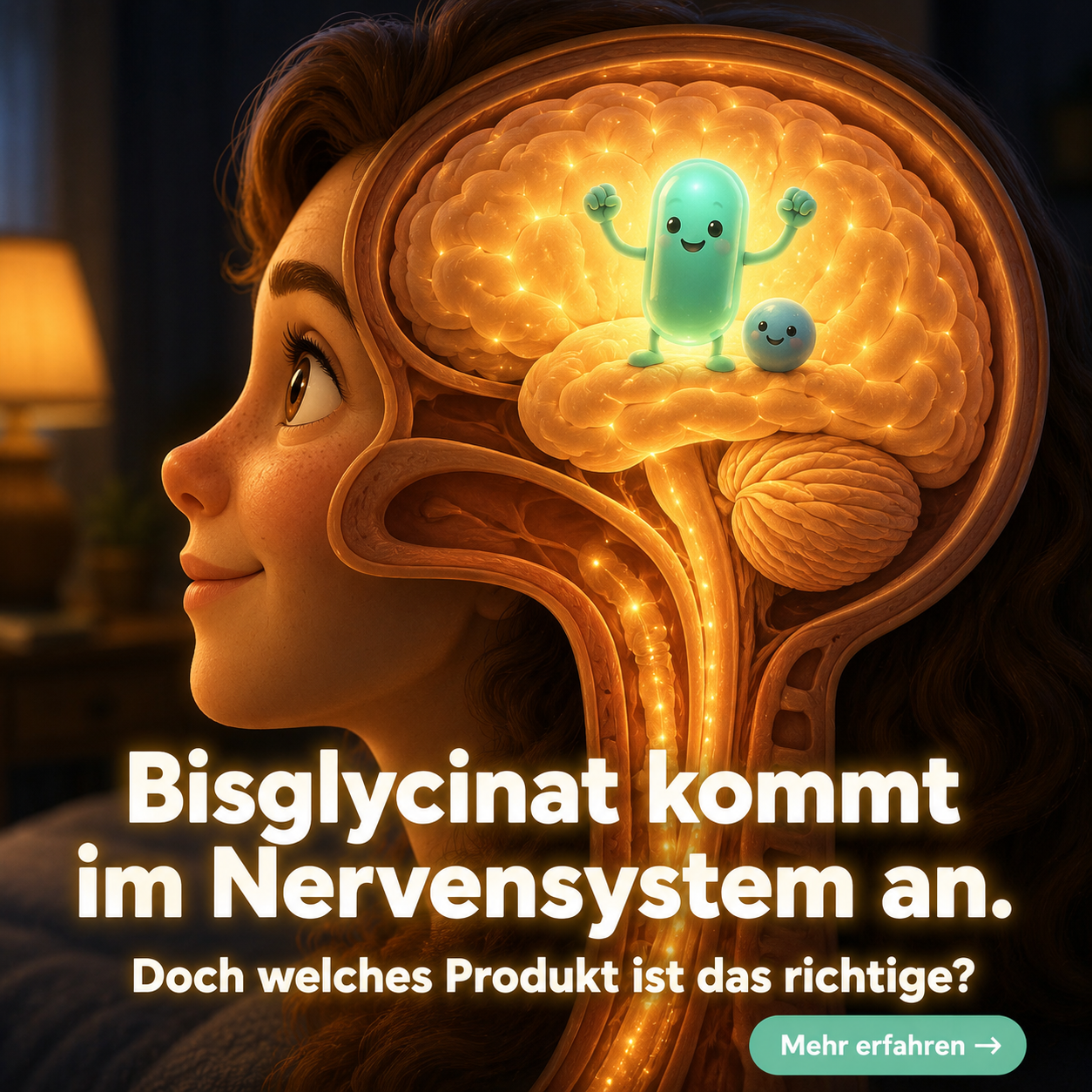 Bisglycinat kommt im Nervensystem an
